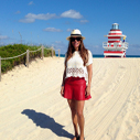 Maura Roth em Ocean Drive Miami Beach